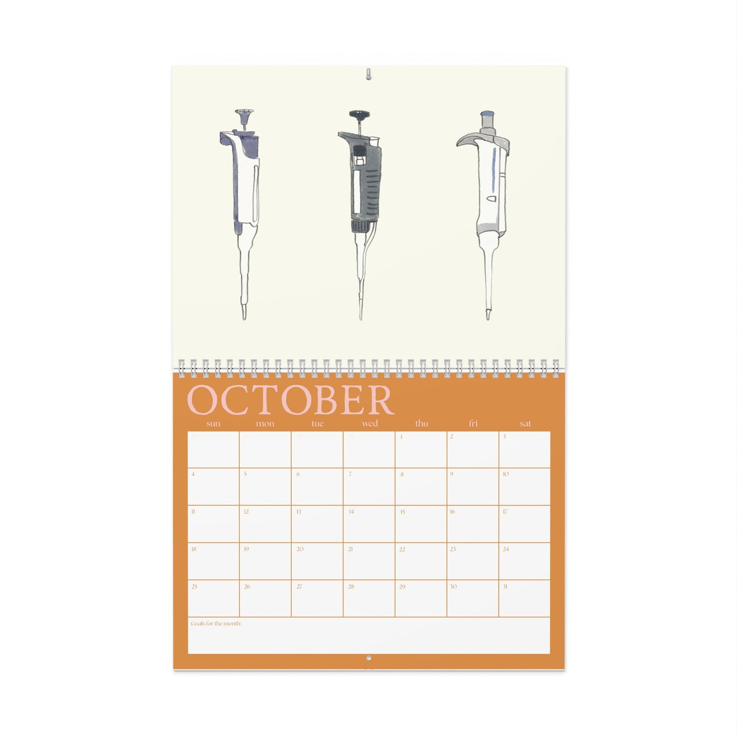The life of a biologist - 2026 Wall Calendar