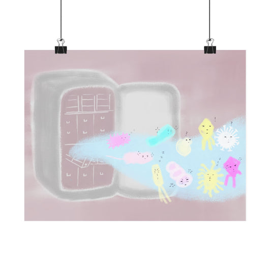 "From the depths of the -80" Print