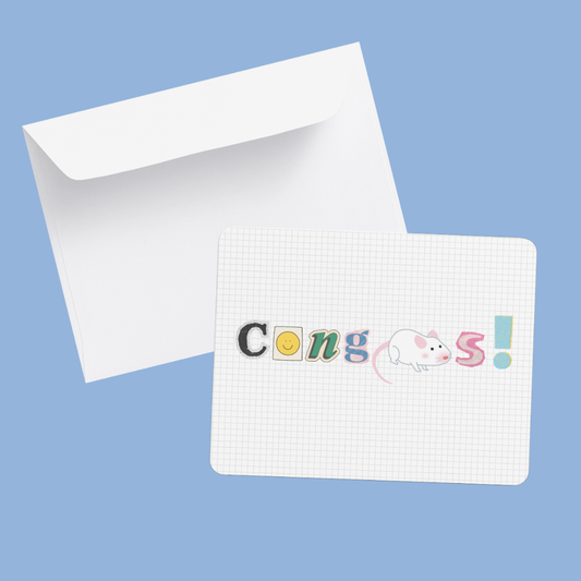 CongRATs graduation card
