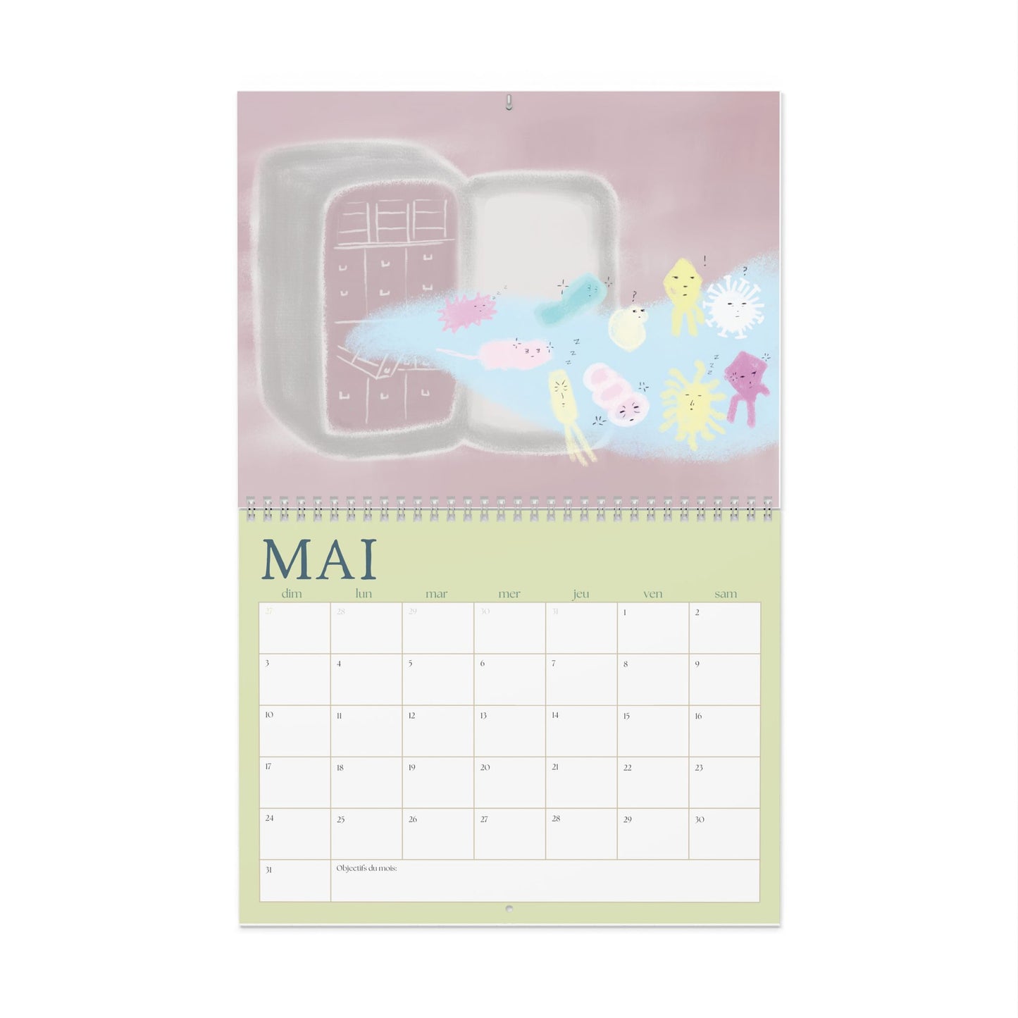 "Une année de vie scientifique" un calendrier mural 2026