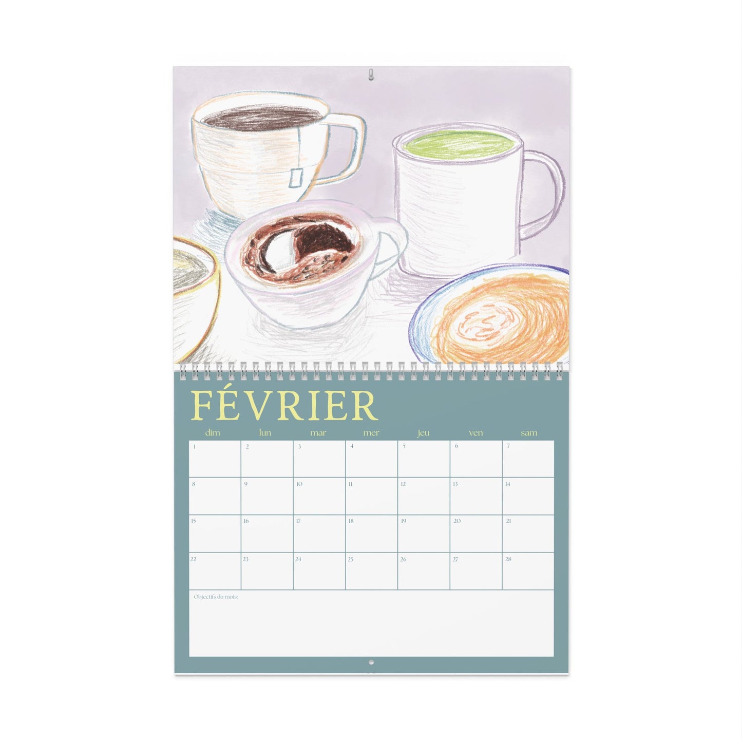 "Une année de vie scientifique" un calendrier mural 2026