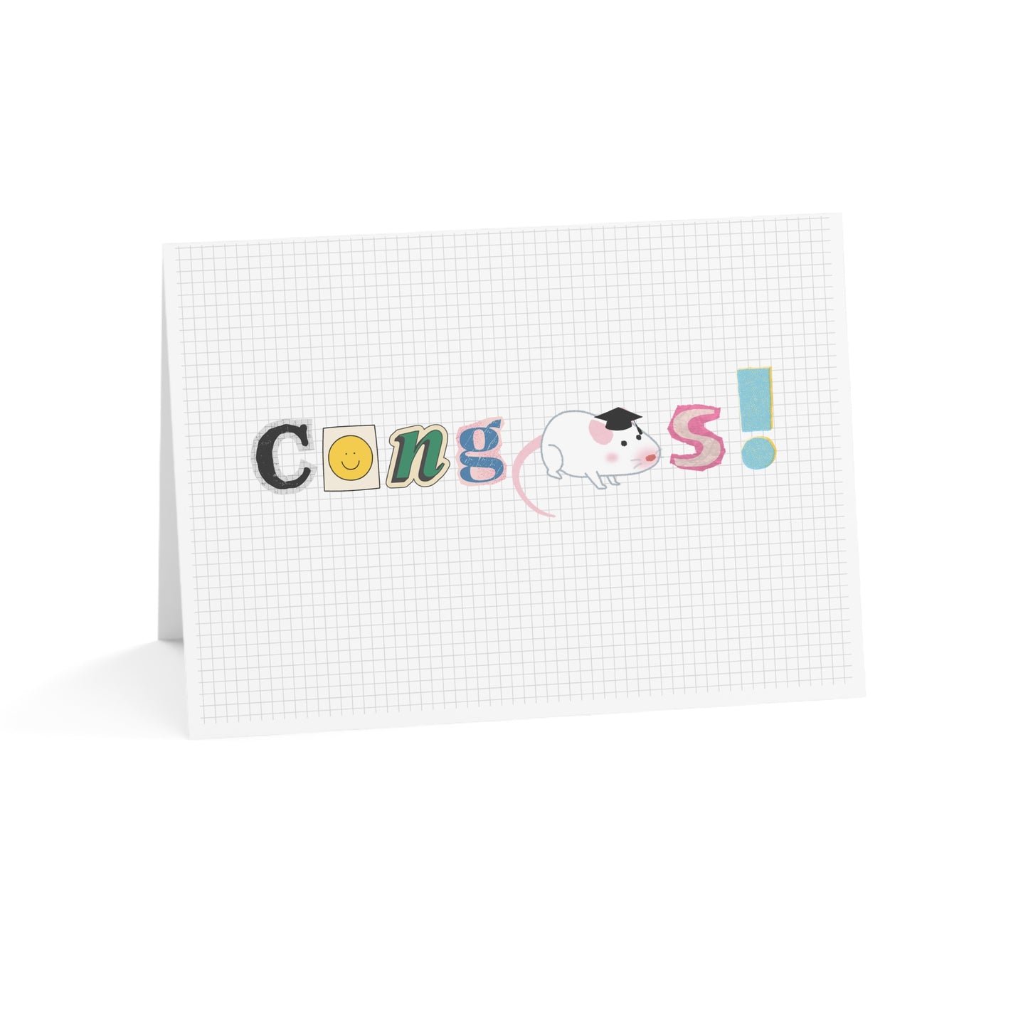 Pack of 10 "Lab Rat" Graduation card (US & CA only)