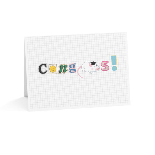 Pack of 10 "Lab Rat" Graduation card (US & CA only)