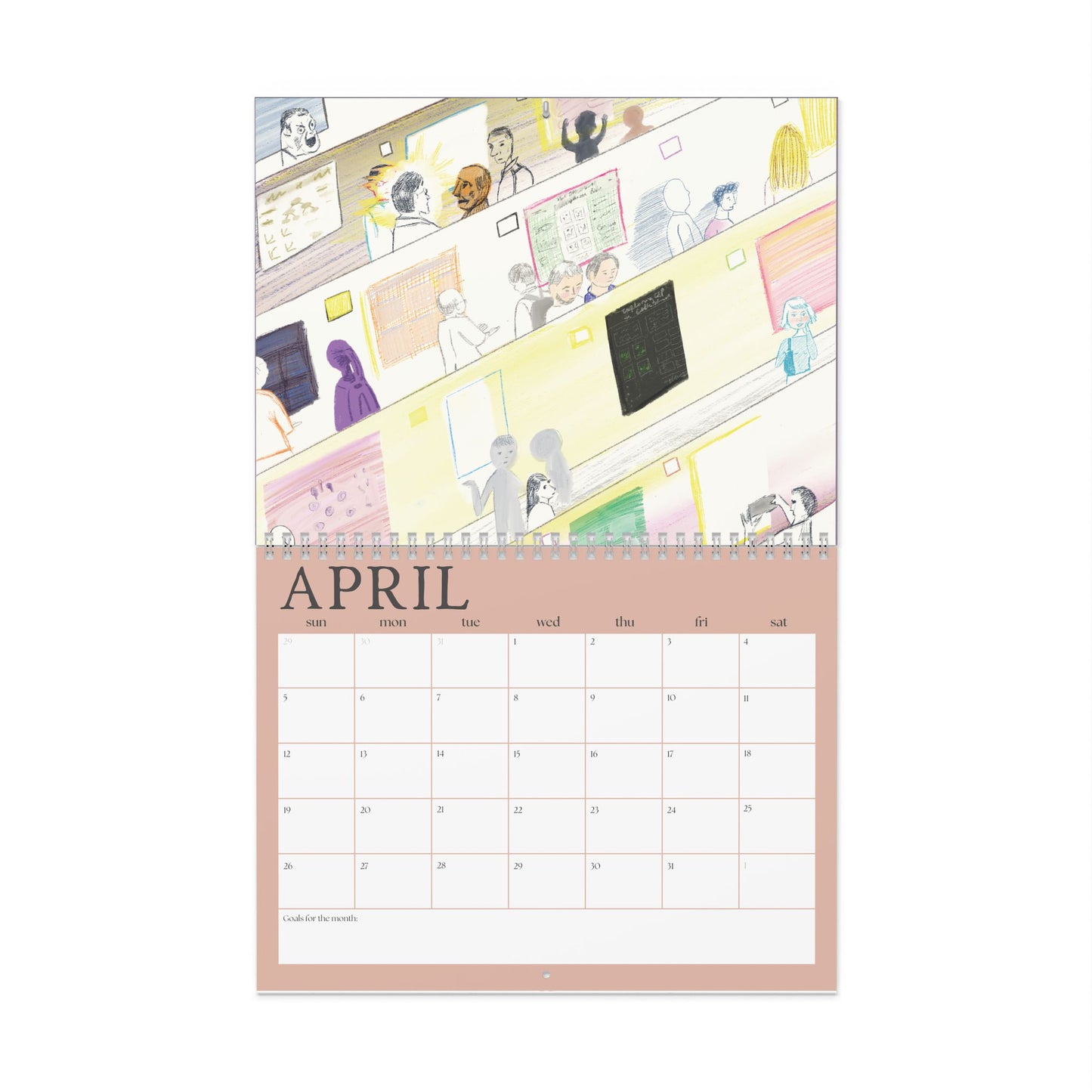 Lab Life Wall Calendar 2026