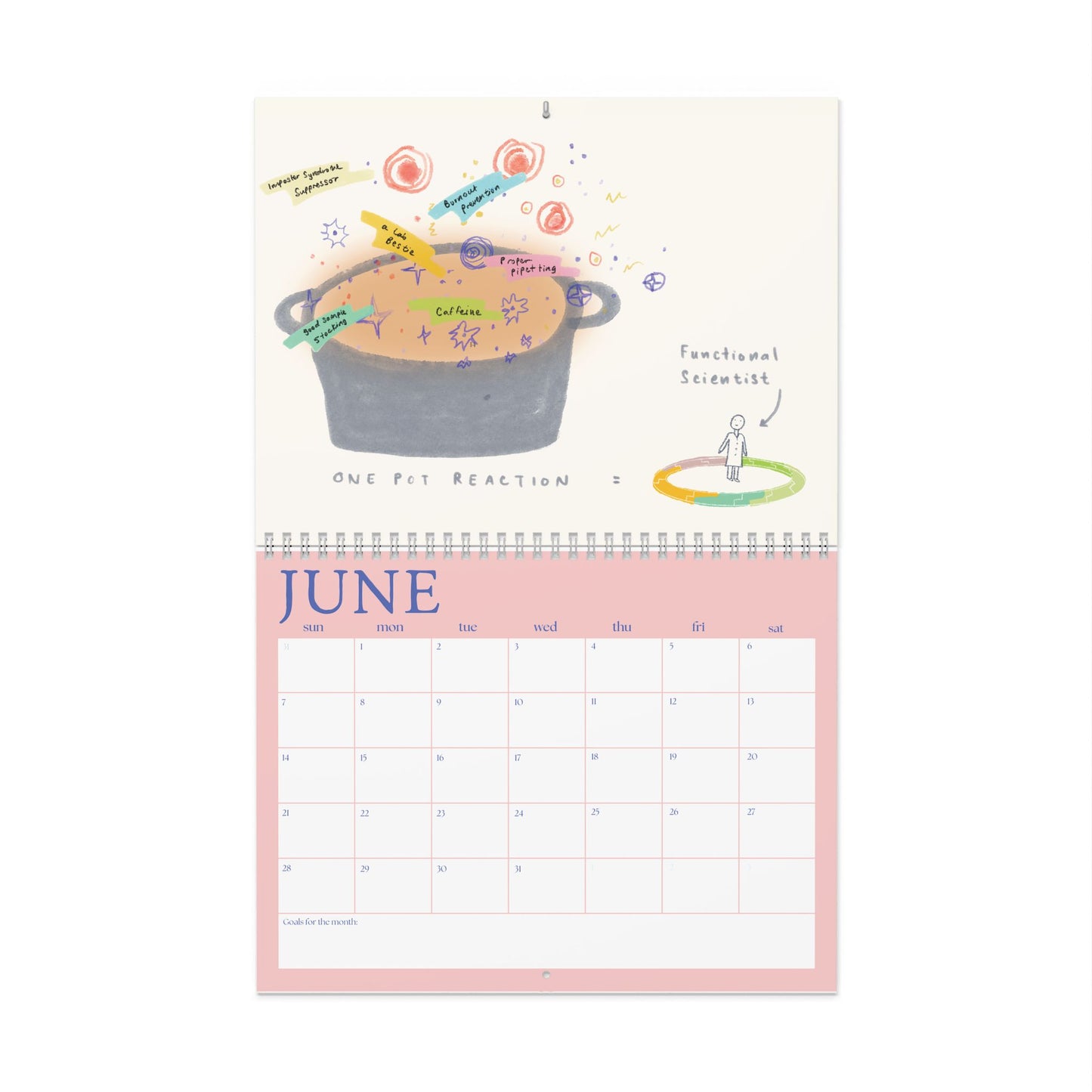 The life of a biologist - 2026 Wall Calendar